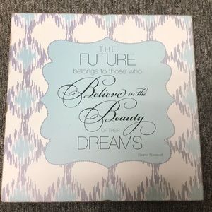 Wooden inspirational quote